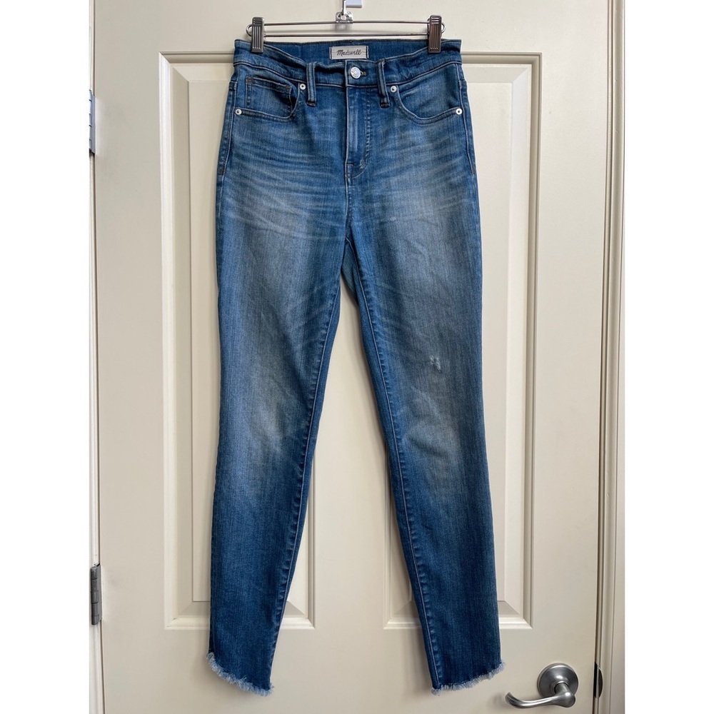Madewell 10” High Rise Skinny Jeans • Raw Hem - Picture 2 of 9